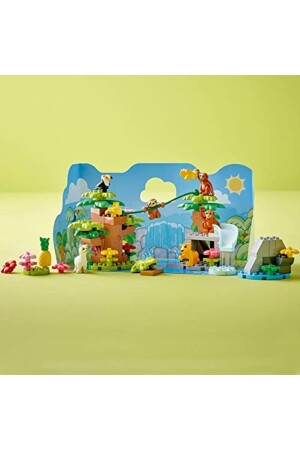 ® DUPLO® Wilde südamerikanische Tiere 10973 – Bauset für Kinder ab 2 Jahren (71 Teile) - 3