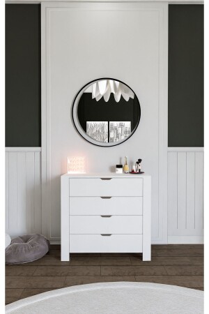 Duru Kommode mit 4 Schubladen, Weiß, 1600-31 - midoser