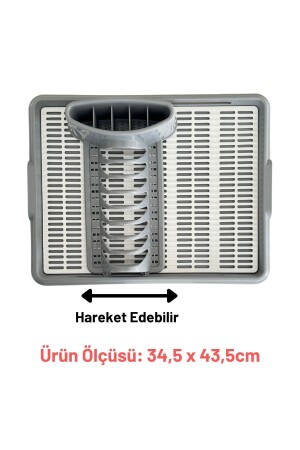 Duru Set Haraket Eden Bulaşıklık Bulaşık Durulama Seti - 4