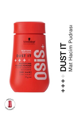 Dust It Güçlü Tutuş Mat Hacim Saç Pudrası 10g Powder Mat Toz Wax - 2