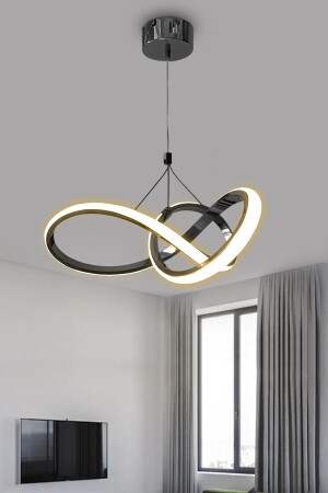 Düz 3 Renk Kardelen Model Beyaz- Sarı- Gün Işığı Modern Sarkıt Led Avize kardelen - 7