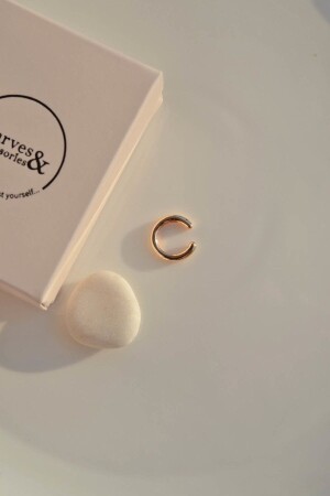 Düz Kıkırdak Küpesi Earcuff - 3