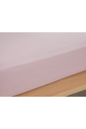 Düz Pamuklu Tek Kişilik Çarşaf 160x240 Cm Toz Pembe TYC00043846473 - 4