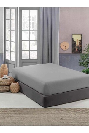 Düz Pamuklu Ütülenebilir Penye Lastikli Çarşaf Betsey001453 - Sheri Home