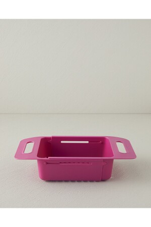 Flaches Kunststoffsieb, rosa - English Home