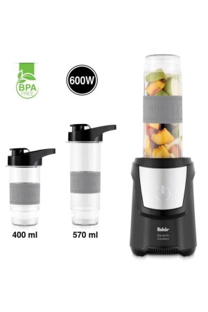 Dynamic Comfort 600 W Personal Blender Schwarz - 3