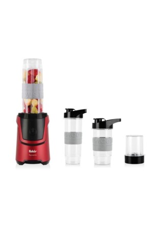 Dynamic Kişisel Blender Smoothie 2 in 1 600W Öğütücü Kırmızı - 2