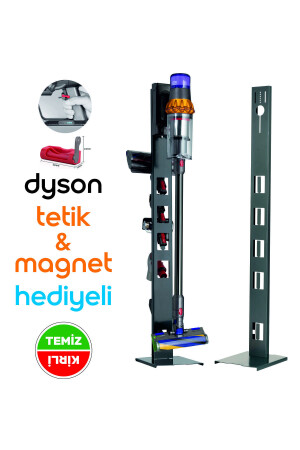Dyson-kompatibler vertikaler Staubsaugerständer Anthrazit V15 - V12 - V11 - V10 - V8 DysonStand01 - 1