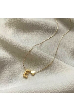 قلادة قلبية من خطة E صفراء MNZ-النساء - Asia Chic