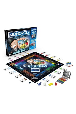E8978 Monopoly Ödüllü Bankacılık- Hasbro Gaming -8 Yaş 010101INTE8978 - Hasbro