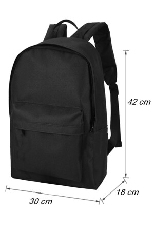 Eastpak Model Iki Bölmeli Siyah Su Geçirmez Günlük Seyahat Spor Sırt Okul Çantası 42*30*18 Cm eastsiyah - 5