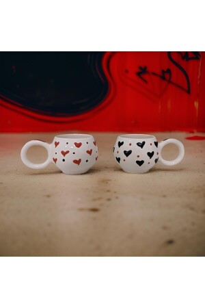 Ece 2 Adet Kalpli Kupa - İlbay Çini Takı