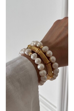 Echtes barockes Perlenarmband - 1