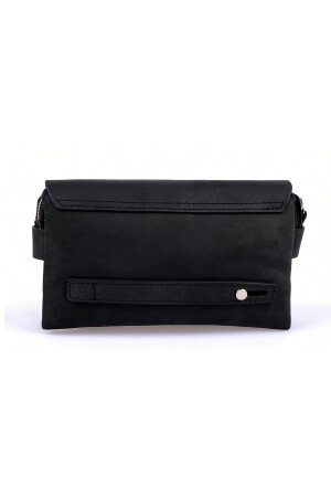 Echtes Kalbsleder Crazy Horse Schwarz Herren Hand Portfolio Clutch Bag 9288-zs 9288-Z - 8