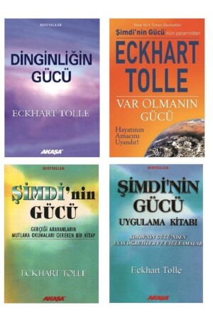 Eckhart Tolle 4'lü Set 1-var Olmanın Gücü 2-dinginliğin Gücü 3-şimdi'nin Gücü 4-ş. G. Uygulama Ktbı - 1