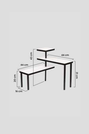 Eckregal aus Metall und Holz für Küche und Badezimmer, Organizer, Mehrzweckregal, 3 Ebenen, Küchenregal - 10