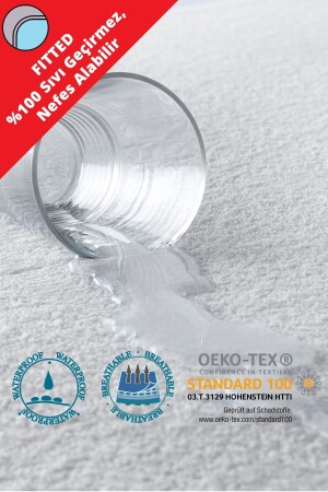 Eco Comfort Su Sıvı Geçirmez Yatak Koruyucu Alez ( Fitted ) - Caretex