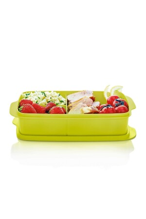 Eco+ Lunchbox mit Fächern, 1 l, Grün PKTTPRYNSET158 - 6