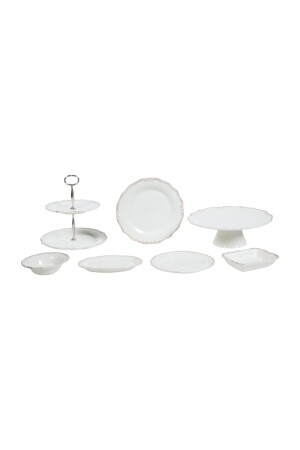 Ecru 6-teiliges Schüsselset -16 cm 321904 - 6