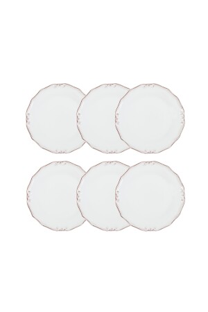 Ecru 6-teiliges Servierteller-Set – 25 cm 321908 - 3