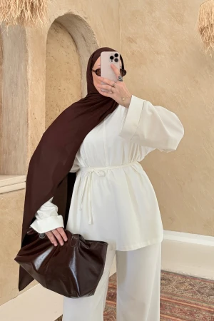 كبسولات الصيف العرق الأساسي Ecru - Nuuwears