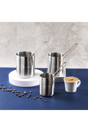 Edelstahl-Doppelmundzylinder-Kaffeekanne 350 ml KAFİ DSC350 - 4