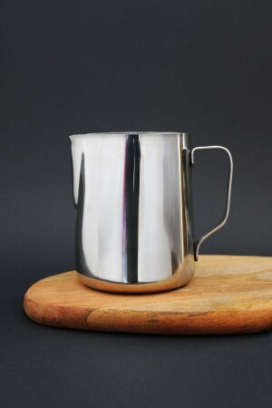 Edelstahlkrug 1 L Kaffee-Milch-Aufschäumtopf PRRPTCHR1000 - Perro Coffee