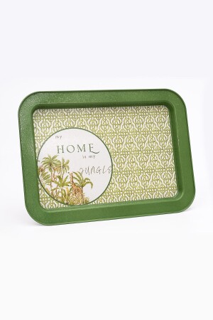 Ee169-8ı Forrest Green Home Gemustertes rechteckiges Tablett 32x43 cm EE169 - 5