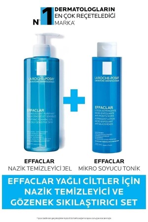 Effaclar Yağlı Ciltler Için Nazik Temizleyici Ve Gözenek Sıkılaştırıcı Set EFACSER180 - 2