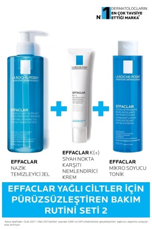 Effaclar Yağlı Ciltler Için Pürüzsüzleştiren Siyah Nokta Karşıtı Bakım Seti GLB20200225021 - 2