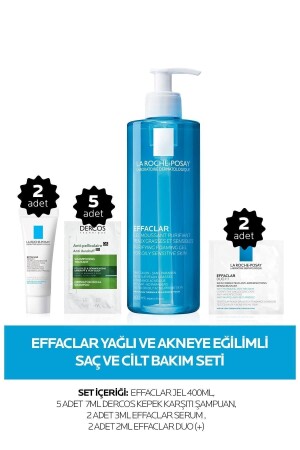 Effaclar Yağlı Ve Akneye Eğilimli Saç Ve Cilt Bakım Seti - La Roche Posay