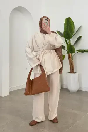 Efil Premium Kimono Takım Taş - Nuuwears