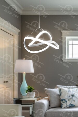 Efsane Modern Beyaz Power Ledli Avize - Elektroyou