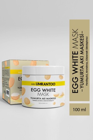 Egg White Pore Mask Gözenek Sıkılaştırıcı Ve Siyah Nokta Arındırıcı Yumurta Akı Maskesi UMREGGW1 - 2