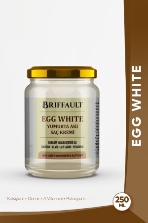 Egg White Yumurta Akı Saç Maskesi 200 ml - Briffault