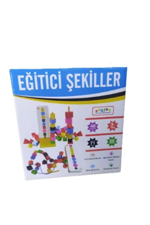 Eğitici Şekiller İpe Dizme Boncuk Sıralama Speedy Bak Diz Boz ZK-EĞTCŞKL - 3