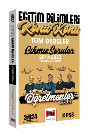 Eğitim Bilimleri Öğretmenler Ekibi Tüm Dersler Tamamı Çözümlü Son 10 Yıl Konu Konu Çıkmış Sorular - 2