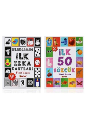 Eğitim Seti 50 Sözcük Bebeğimin Ilk Zeka Kartları Ve Ben Kim Şekilli Kitaplar dti5kş - 2