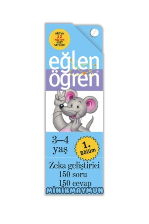 Eğlen Öğren (3-4 Yaş 1. Bölüm) 8680009700013 - 2