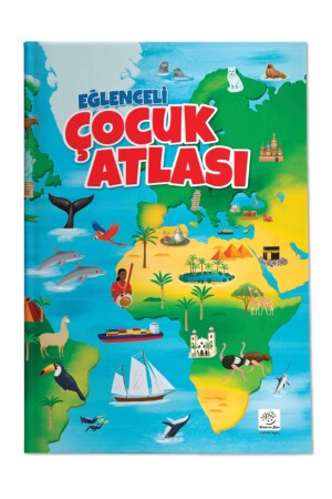 Eğlenceli Çocuk Atlası (dev Boy- Karton Kapak- Renkli- Eğlenceli- Eğitici) - 2