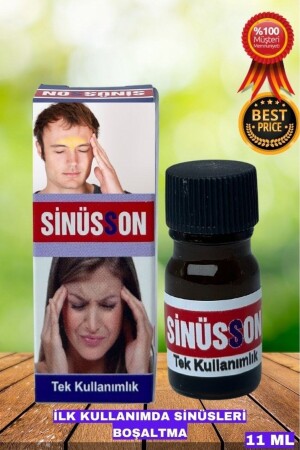 Einweg-Sinusitis-Reinigungsöl, 100 % wirksame Lösung, 11 ml, Sinusson hkm159 - 1