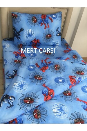 Einzel-Spiderman-Bettbezug- und Bettlaken-Set MERTNVR - 2