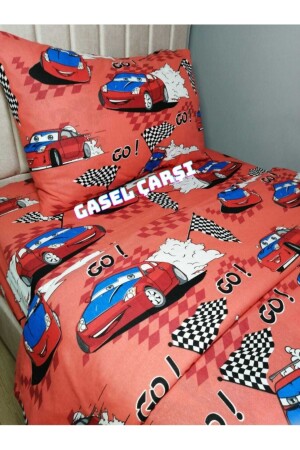 Einzelbettbezug-Set mit Auto-DUVET-COVER-TK-RACE - 1