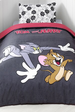 Einzellizenziertes Bettwäsche-Set für Kinder von Tom & Jerry Chase. TOM UND JERRY - 1