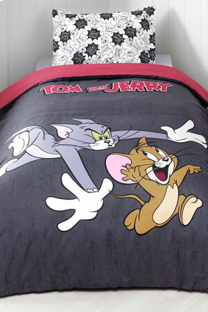 Einzellizenziertes Bettwäsche-Set für Kinder von Tom & Jerry Chase. TOM UND JERRY - 2