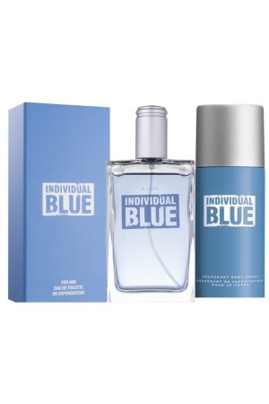 Einzeln Blau 100ml. Edt Herrenparfüm Individual Blue Herren Deodorant 150 ml. 8765434567876543 - 1