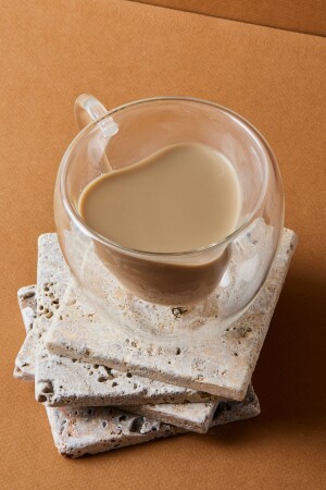 Einzelne doppelwandige Herztasse 250 ml - Perotti