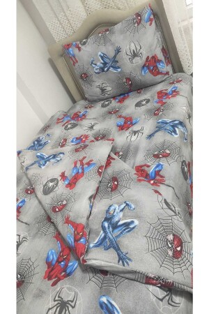 Einzelnes graues Spiderman/Spiderman Ranforce-Bettbezug-Set TYC00630135089 - 7