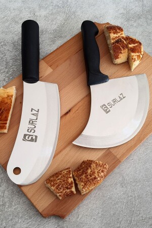 Ekmek Bıçağı Börek Bıçağı Pide Kesici Zırh Bıçak Seti 2'li GTR-3047 - 2