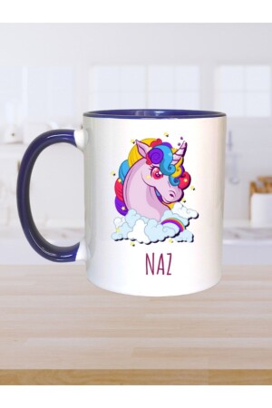 Ekupam Naz Isimli Unicorn Lacivert Kupa Bardak Ekupam04742 EKUPAM04742 - 1